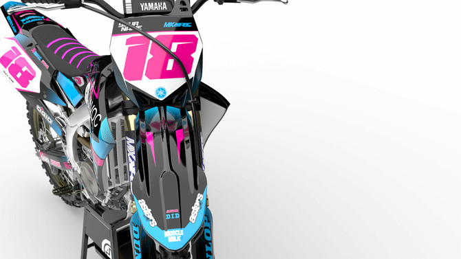 Yamaha-sticker-kits-Text-style-decals-Motoxart-custom-graphics front