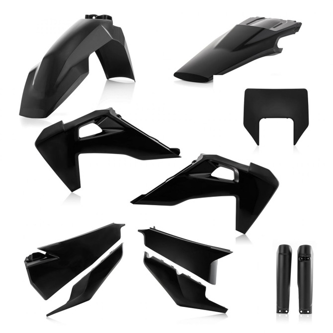 ACERBIS PLASTIC KIT HUSQVARNA TE FE 20-23 BLACK