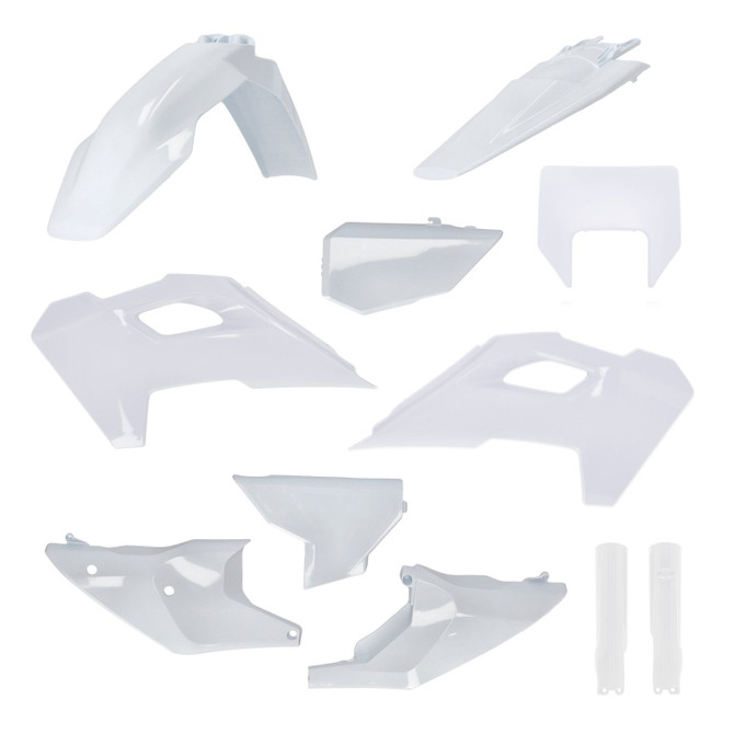  iPLASTIX PLASTIC KIT HUSQVARNA TE FE 24 WHITE