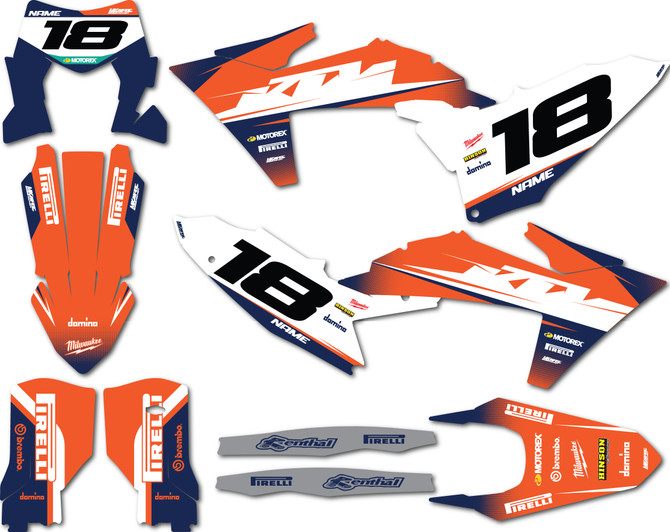 KTM EXC 2024 stickers Australia Brixton Style