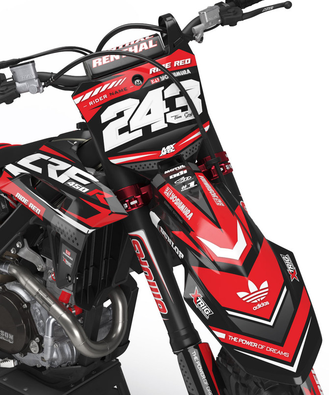 CRF 50 Collide style full Sticker Kit