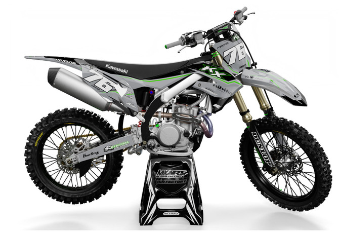 Kawasaki-graphics-Factor-grey-style RHS