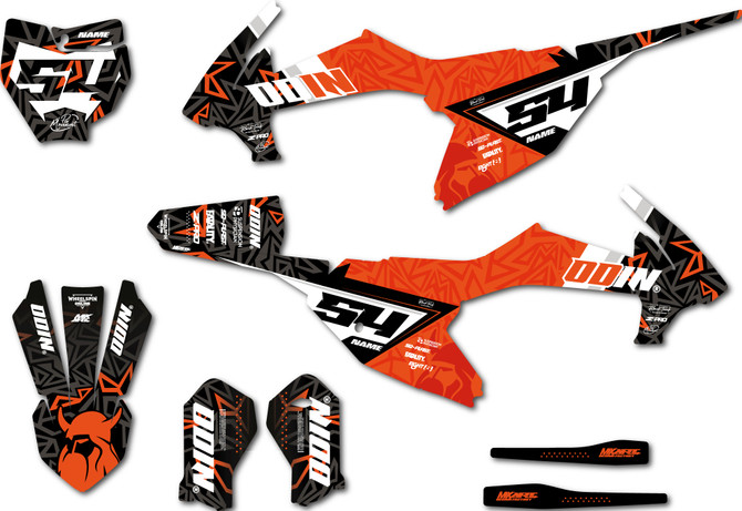Kayo Master style graphics kit Australia. Motoxart