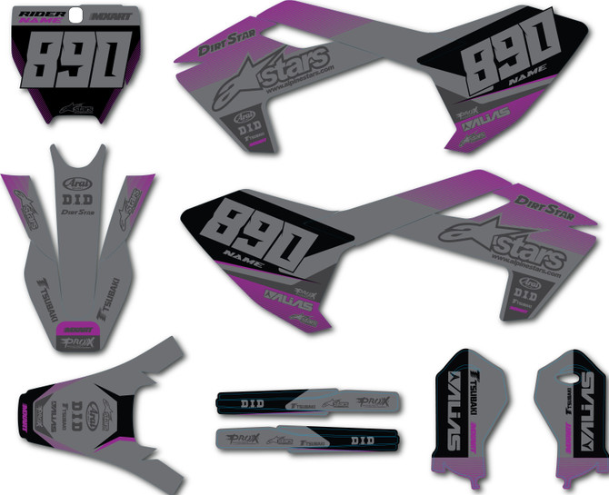 Crossfire Carve style sticker kit Australia