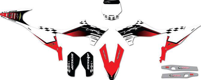 Stark Varg Loop Red style Style sticker Kit
