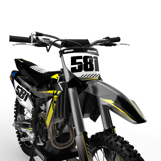 Husqvarna Clear yellow Style Sticker Kit