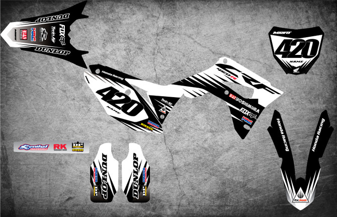 Honda Sharp MX Graphics Kit design by MotoXart