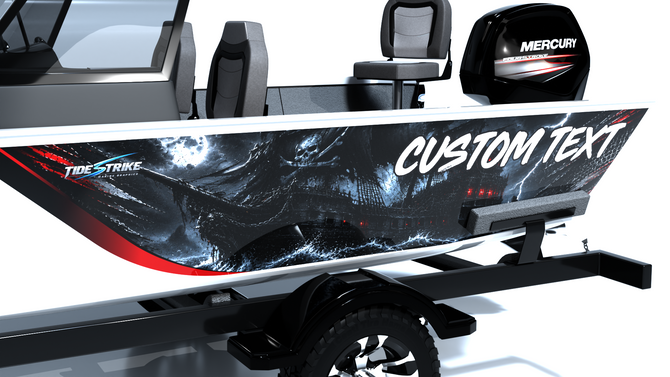 Custom boat graphics ghost ship 2