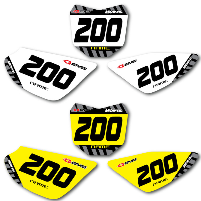 Premium Honda CRF 50 Number Plate Stickers Factory Style  :: Motoxart ::
