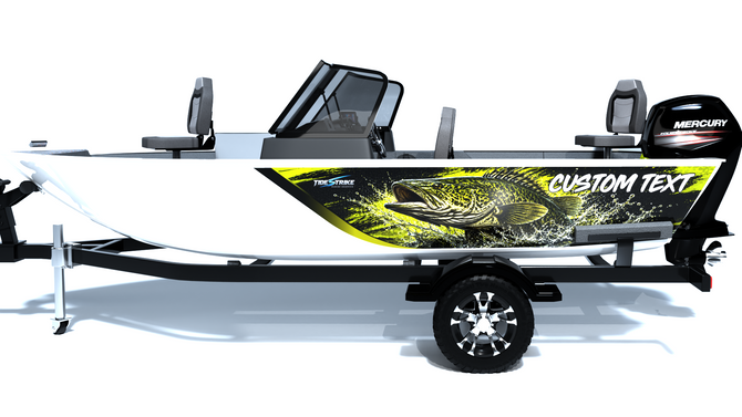 Custom boat wrap Murray Cod Rampage