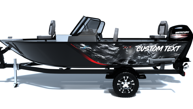 Custom boat wraps Pirate 2