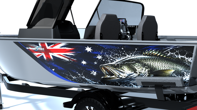 Aussie Pride Standard Series Boat Half Wrap – 3M Marine Graphics Kit