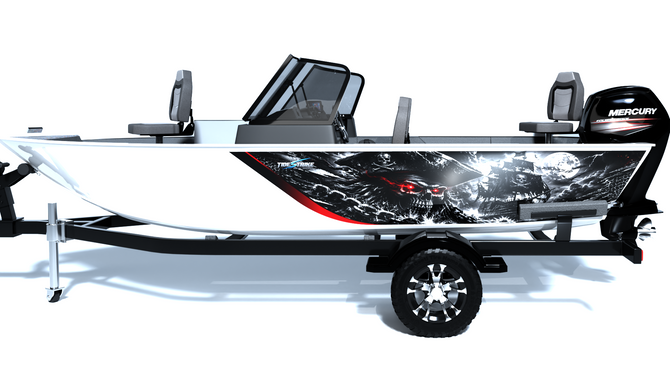 Pirate Standard Series Boat Half Wrap – 3M Marine Graphics Kit