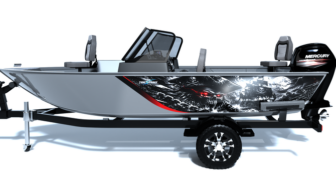 Pirate Standard Series Boat Half Wrap – 3M Marine Graphics Kit