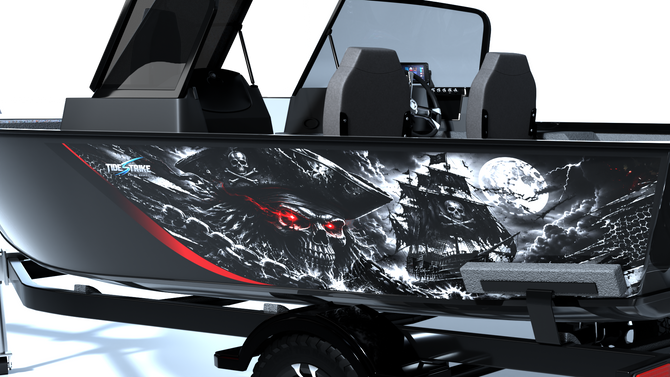 Pirate Standard Series Boat Half Wrap – 3M Marine Graphics Kit