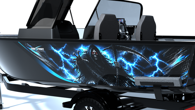 Reaper Rising Standard Series Boat Half Wrap – 3M Marine Graphics Kit