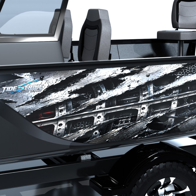 Hull Breach Standard Series Boat Half Wrap – 3M Marine Graphics Kit