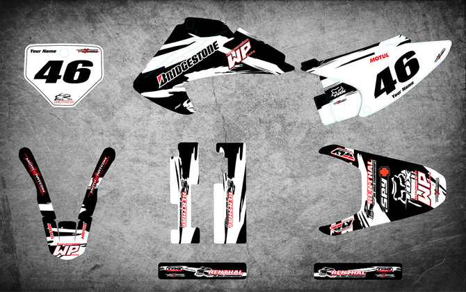 CRF 150 Safari style full Sticker Kit