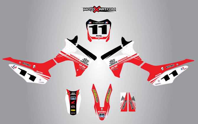 Honda CRF 110 Two Two style full Sticker Kit