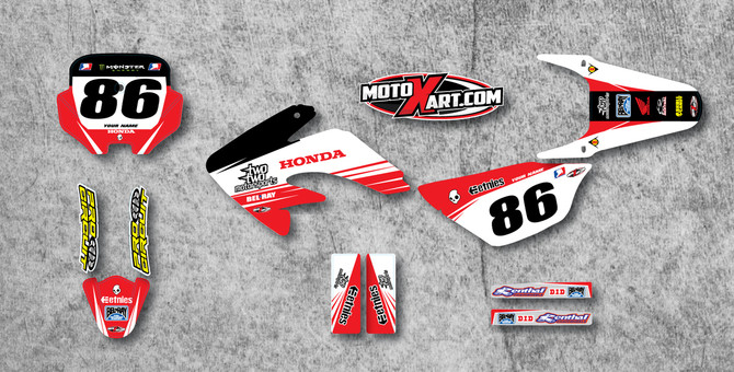 CRF 70/80/100 Full Graphics Kit TWO TWO Style