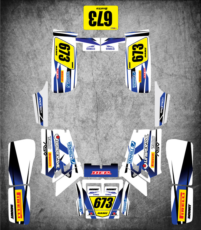 Yamaha Banshee quad and ATV sticker kits and decal kits Australia