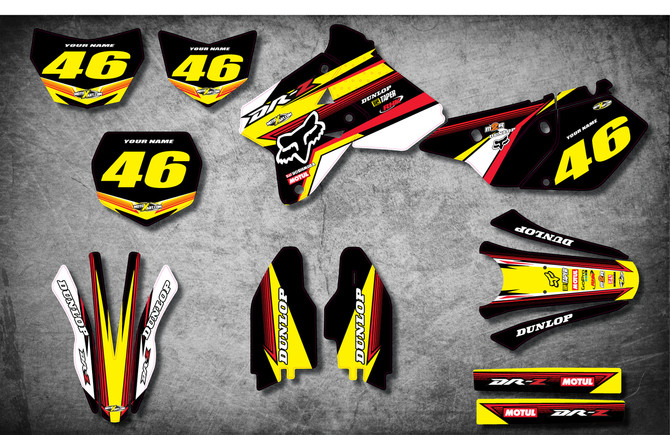 Image DRZ 400 mx decals stickers Speeder style MXart