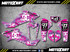 QUAD ATV Full custom graphics kit DC CHICK Style Sticker Kit