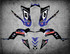 Image shows YAMAHA Raptor 90 sticker kit