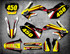 Honda 125cc and above SPEEDER STYLE full Sticker Kit