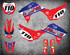 Image shows HONDA style decal kit CRF 110 2019 2020 model Stickers Australia