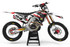 Honda CRF 70/80/100 Full Graphics Kit EURO RED Style