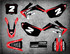 Image shows CRF 250 2008 2009 design sticker kit decals Australia