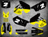 Image shows SUZUKI RM 125 RM 250 1999 2000 decal kit sticker kit