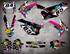 KTM graphics kits Australia image shows KTM EXC sticker kit 2014 2015 2016 models.