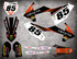 KTM 85 SX full graphics kit Australia, Premium grade material, free shipping, Fast turnaround on all motoxart KTM stickers kits Australia.