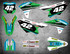 Kawasaki KXF 250 graphics kits Australia. Premium quality kawasaki sticker kits. STRIKE style decals.