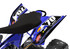 Yamaha ATV Full custom graphics kit Blitz Style Sticker Kit