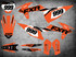 KTM decal kits Australia, Pro grade materials, free shipping, fast turnaround on all KTM stickers in Australia.