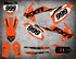 KTM graphics kits Australia, KTM 85 SX, Pro grade product manufactured by motoxart, FREE SHIPPING on all KTM sticker kits in Australia.