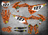 KTM sticker kits Australia image shows KTM SX KTM SXF 2019 2020 2021 model graphics kits.