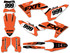 KTM graphics SX SXF 2023 2024 Hostile style stickers