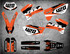 KTM EXC full graphics kits Australia, FREE SHIPPING on all KTM sticker kits Australia.