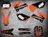 KTM 85 stickers Australia. Free shipping. Image shows 2006 2008 2009 2010 2011 2012 models.
