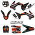 KTM 85 SX sticker kits Australia, image shows full graphics for a KTM 85 2016 2017 2018 2019 2020 2021 2022 2023 model dirt bike.