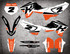KTM decls Australia image shows KTM SX KTM SXF 2007 2008 2009 2020 model graphics kits.