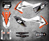 KTM SX KTM SXF graphics kits Australia. Free shipping on all KTM sticker kits.