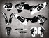 Graphics for KTM dirt bikes Australia. Image shows model KTM SX SXF 2007 2008 2009 2010.