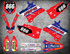 Yamaha YZ 125 YZ 250 graphics kits Australia, image shows YZ 125 2015 2016 2017 2018 2019 2020 2021 model stickers