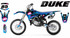 YAMAHA  YZ 125 DUKE Style Sticker Kit