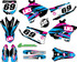 Yamaha YZ 125 250 2015 2016 2017 2018 2019 2020 2021 model decals